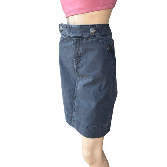 New Citizens of Humanity Marine Straight Denim Jean Skirt RN 109670 Size 30 - Picture 4 of 9